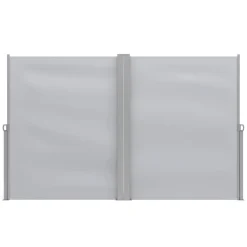 Doppelseitenmarkise VIA 180 x 800 cm grau