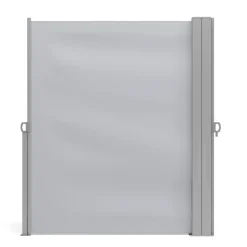 Doppelseitenmarkise VIA 180 x 800 cm grau