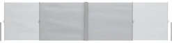 Doppelseitenmarkise VIA 180 x 800 cm grau