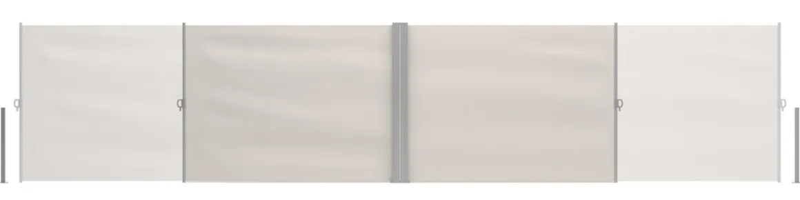 Doppelseitenmarkise VIA 160 x 800 cm beige