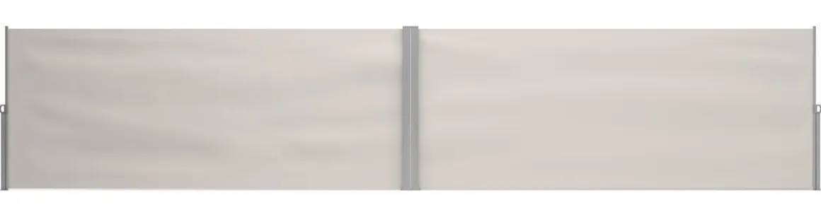 Doppelseitenmarkise VIA 160 x 800 cm beige