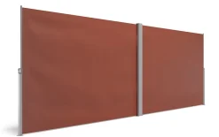 Doppelseitenmarkise 200 x 800 cm braun