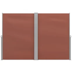 Doppelseitenmarkise 200 x 800 cm braun