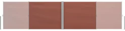 Doppelseitenmarkise 180 x 800 cm braun