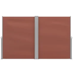 Doppelseitenmarkise 180 x 800 cm braun