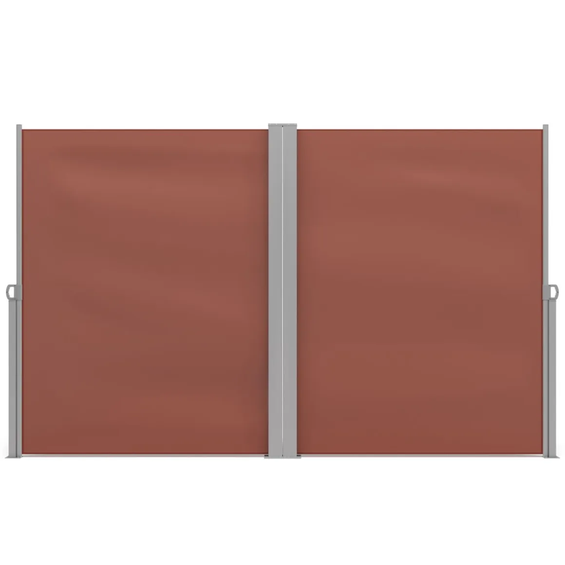 Doppelseitenmarkise 180 x 800 cm braun