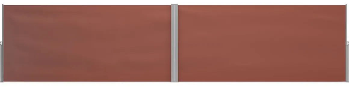 Doppelseitenmarkise 180 x 800 cm braun