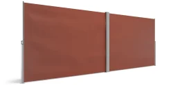 Doppelseitenmarkise 180 x 800 cm braun