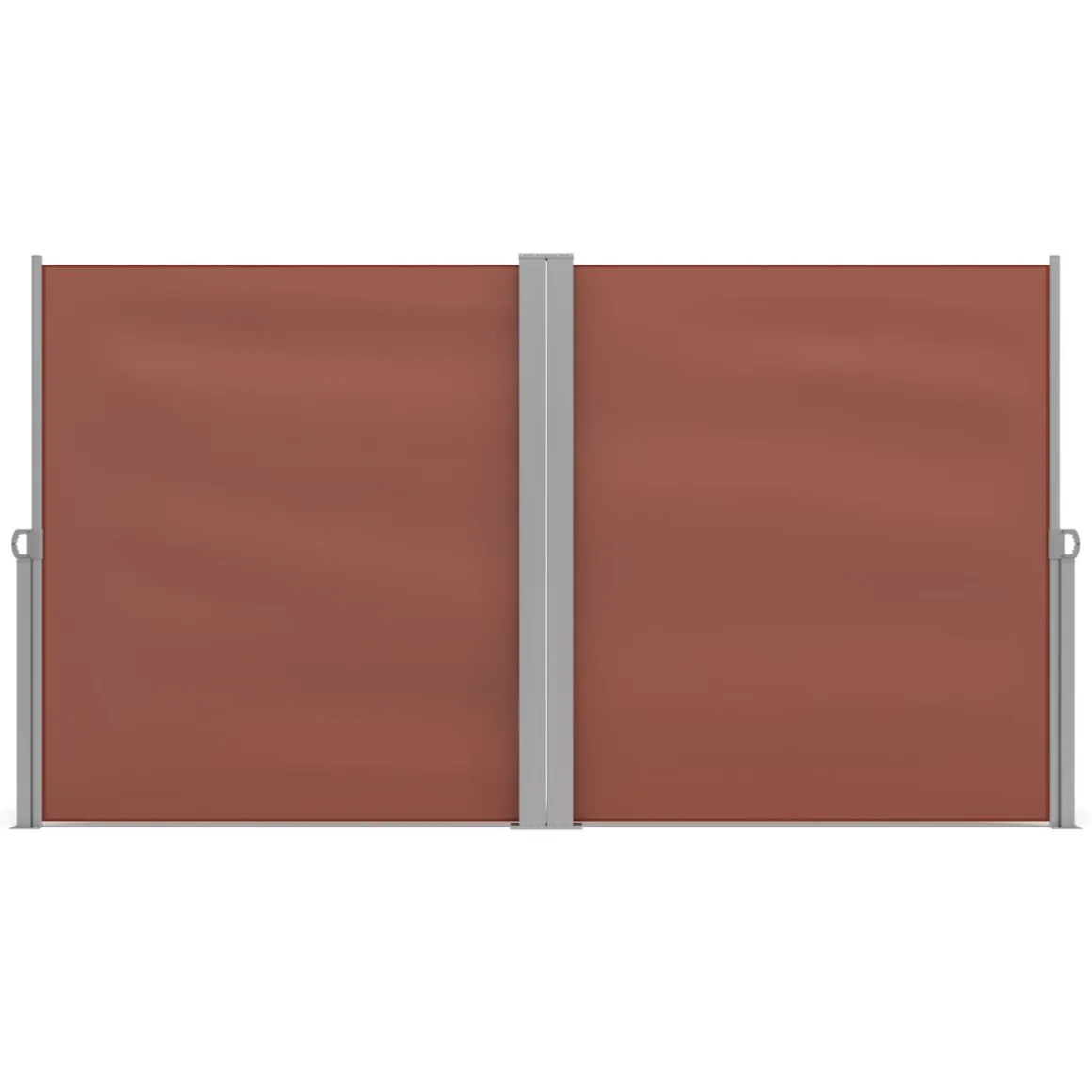 Doppelseitenmarkise 160 x 800 cm braun