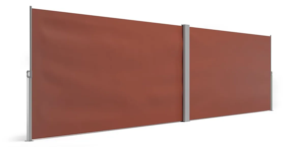 Doppelseitenmarkise 160 x 800 cm braun