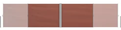 Doppelseitenmarkise 160 x 800 cm braun
