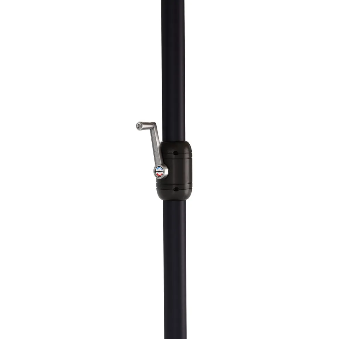 Doppel-Sonnenschirm OZE mit LED 460 x 270 cm weiss