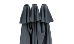 Doppel-Sonnenschirm SOLI 460 x 270 cm anthrazit