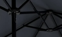 Doppel-Sonnenschirm SOLI 460 x 270 cm anthrazit