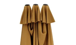 Doppel-Sonnenschirm SOLI 460 x 270 cm braun