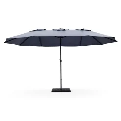 Doppel-Sonnenschirm SOLI 460 x 270 cm blau