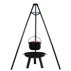 Dreibein 4-in-1 Grill mit Feuerschale
