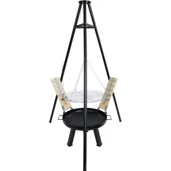Dreibein 4-in-1 Grill mit Feuerschale