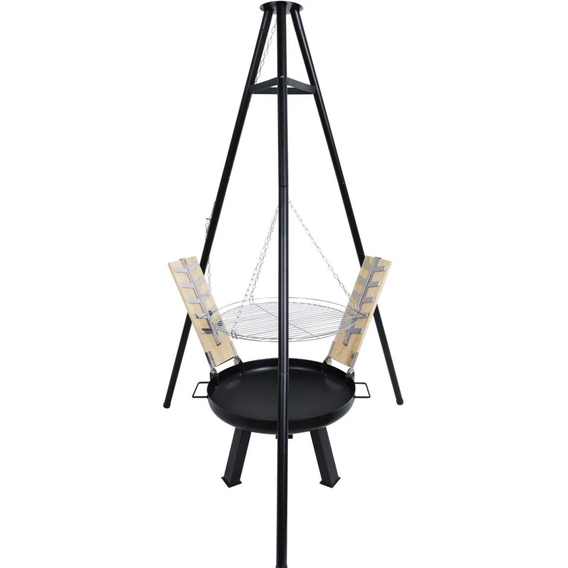 Dreibein 4-in-1 Grill mit Feuerschale