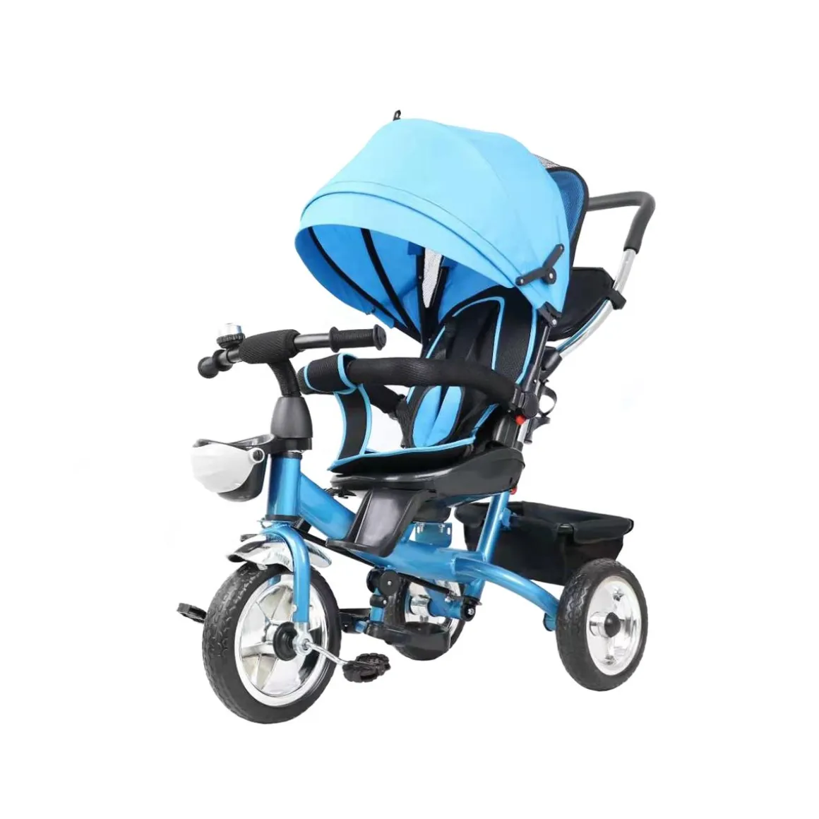 Dreirad Kinderwagen ELIA 2-in-1 hellblau