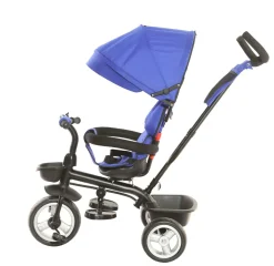 Dreirad Kinderwagen YUKI 2-in-1 dunkelblau