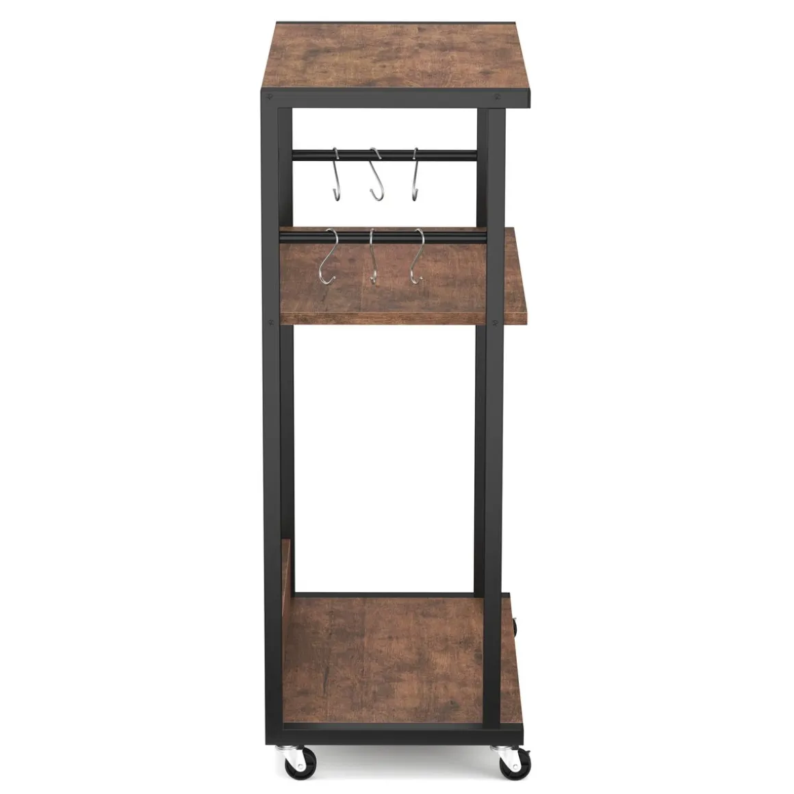 Druckerständer Vintage BONITA mit Rollen 44 x 82 x 30 cm