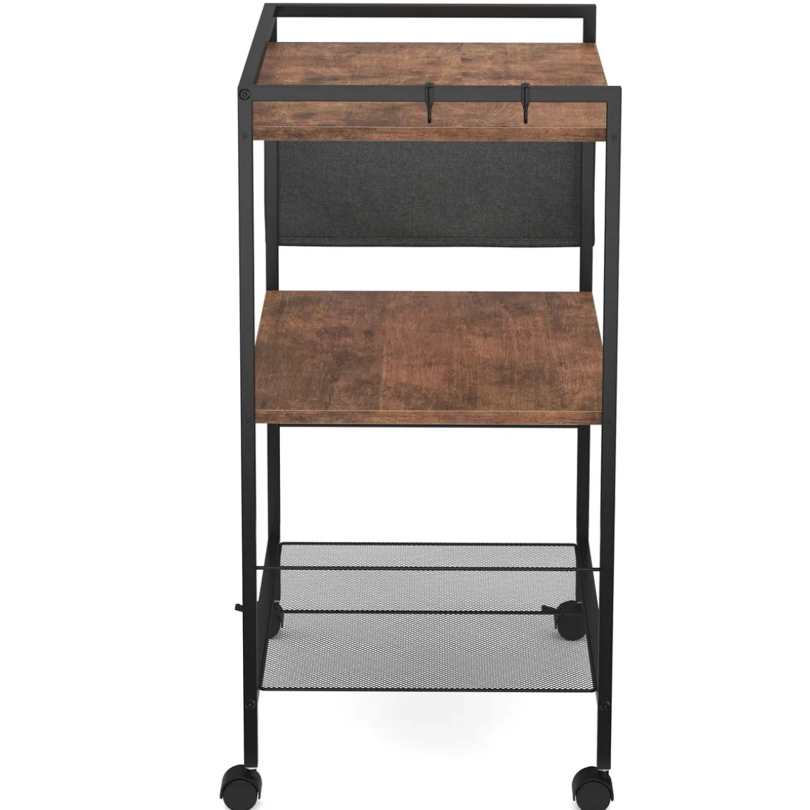 Druckerständer Vintage BONITA mit Rollen 52 x 81 x 40 cm