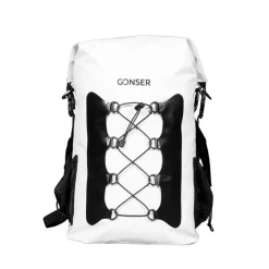 Dry Bag Rucksack wasserdicht weiss 30L