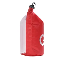 Dry Bag Tasche mit Handyfach rot 2L