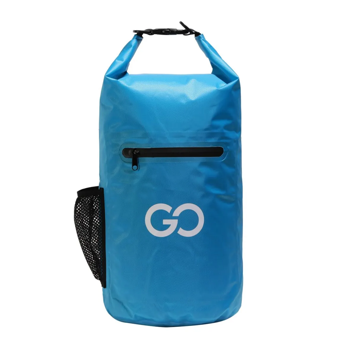 Dry Bag Tasche mit Reissverschluss blau 20L