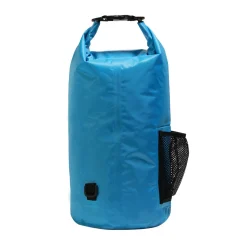 Dry Bag Tasche mit Reissverschluss blau 20L