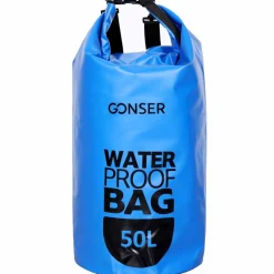 Dry Bag Tasche wasserdicht blau 50L
