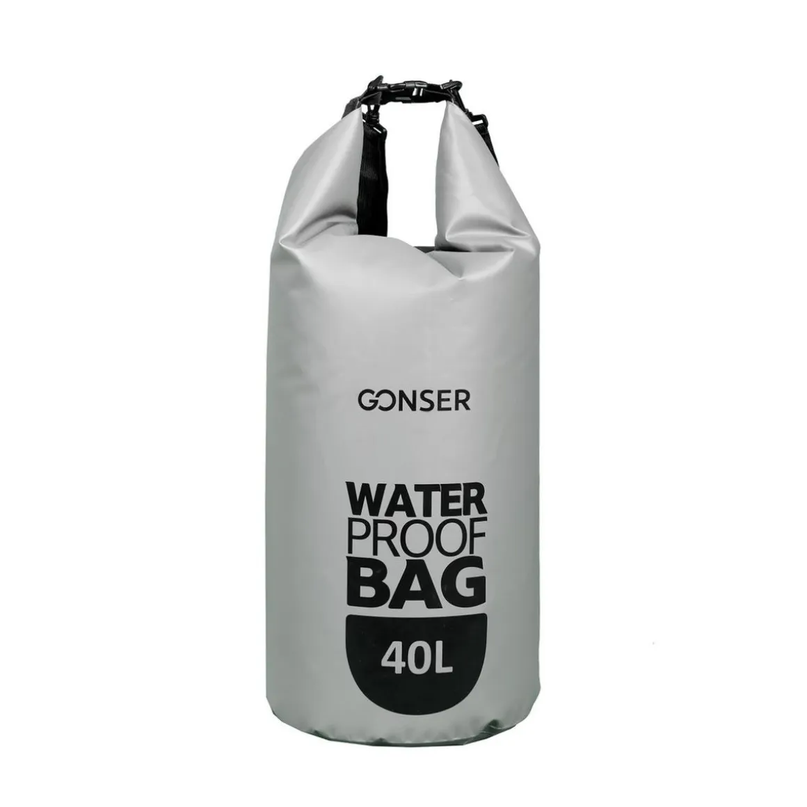 Dry Bag Tasche wasserdicht grau 40L