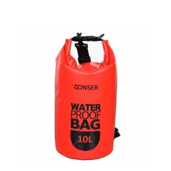 Dry Bag Tasche wasserdicht rot 10L