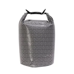 Dry Bag Tasche wasserdicht schwarz/weiss 5L