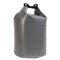 Dry Bag Tasche wasserdicht schwarz/weiss 5L