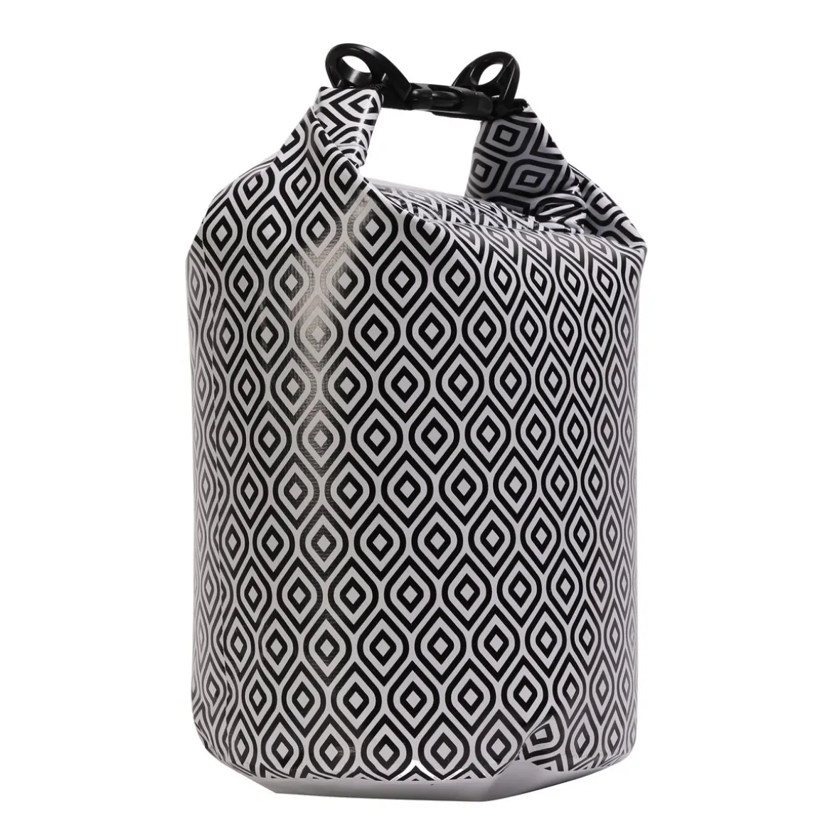 Dry Bag Tasche wasserdicht schwarz/weiss 5L