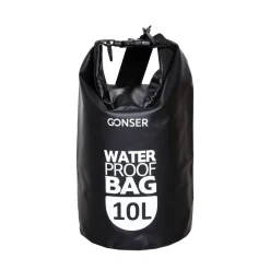 Dry Bag Tasche wasserdicht schwarz 10L