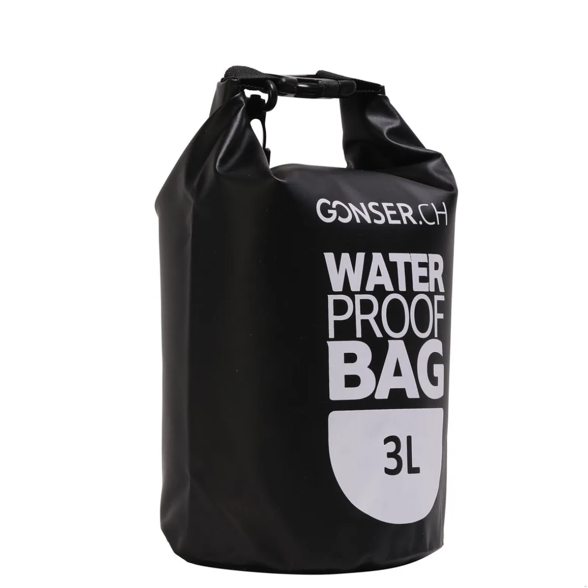 Dry Bag Tasche wasserdicht schwarz 3L