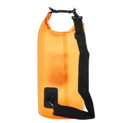 Dry Bag Tasche wasserdicht transparent orange 10L
