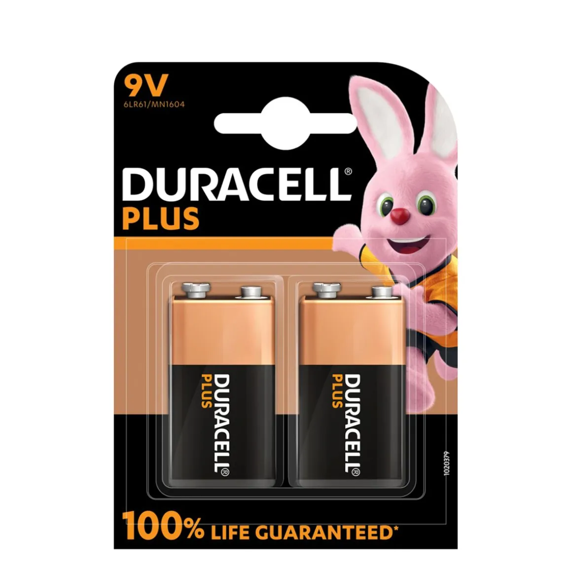 DURACELL Plus Power Batterien 9V / 6LF22 / MN1604 2 Stk.