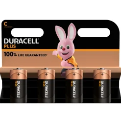 DURACELL Plus Power Batterien MN1400 C / LR14 4 Stk.
