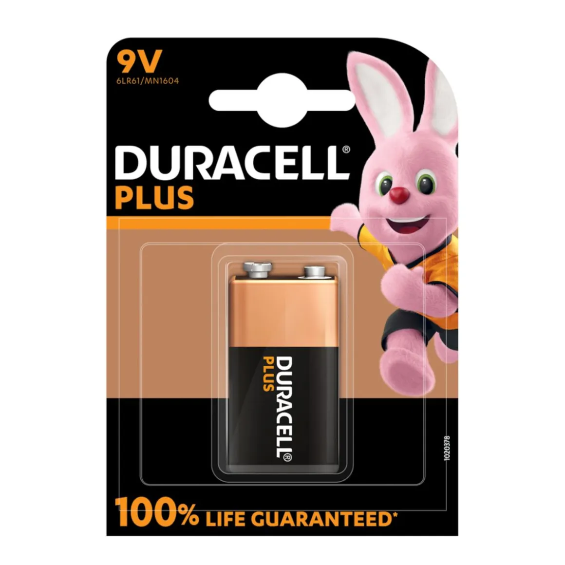 DURACELL Plus Power Batterie 9V / 6LF22 / MN1604