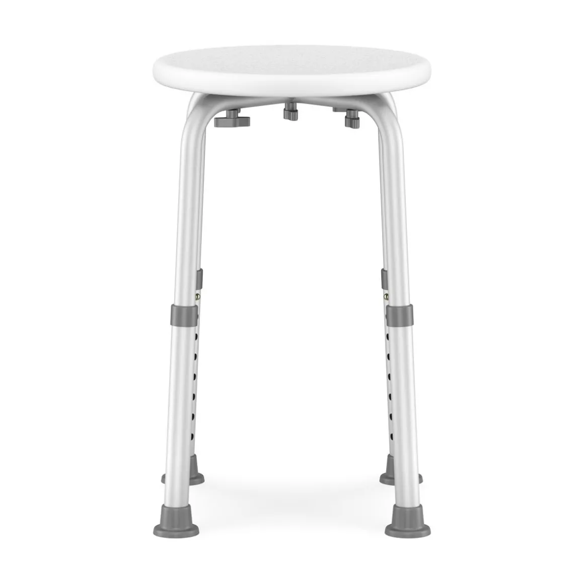 Duschhocker rund weiss