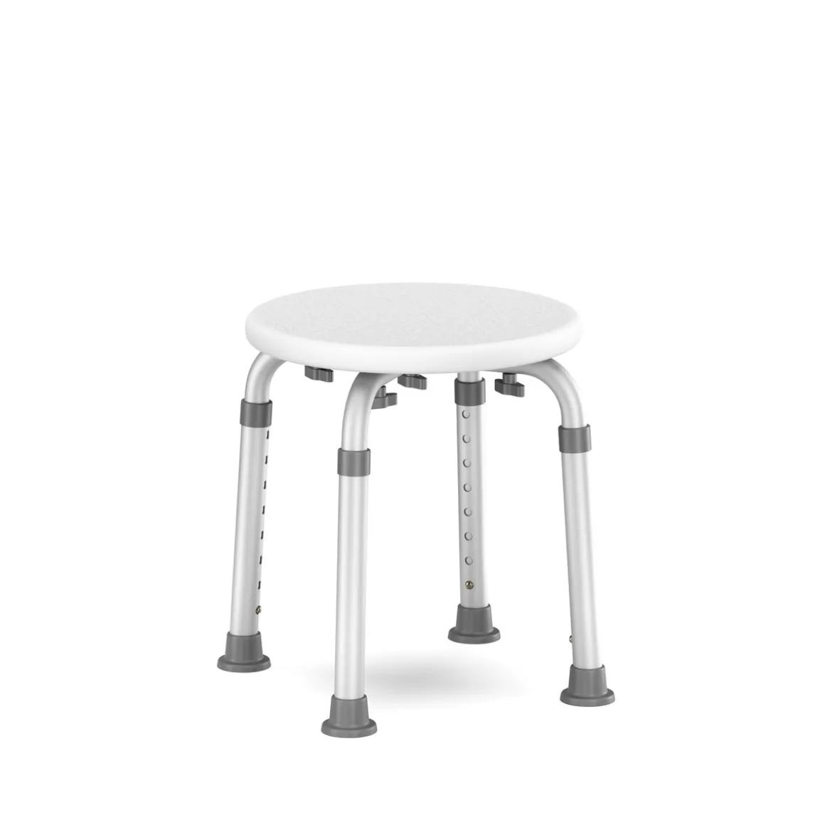 Duschhocker rund weiss
