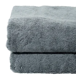 Duschtuch 70 x 140 cm 2er Set anthrazit