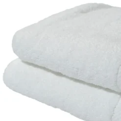 Duschtuch 70 x 140 cm 2er Set weiss