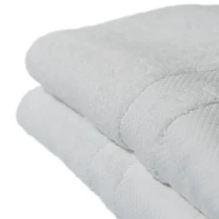 Duschtuch 70 x 140 cm 2er Set weiss