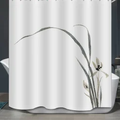 Duschvorhang 180 x 200 cm Blume