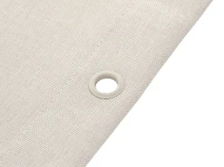 Duschvorhang 182 x 182 cm Leinen beige
